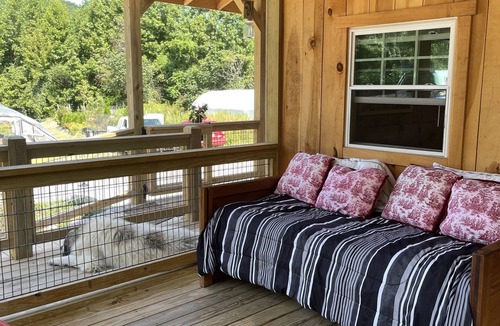 Hot Springs Cabin | Farm Life! The Rosemary Cabin at Bluff Mountain Nursery