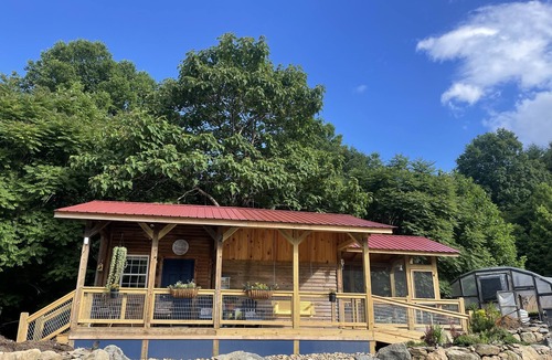Hot Springs Cabin | Farm Life! The Rosemary Cabin at Bluff Mountain Nursery