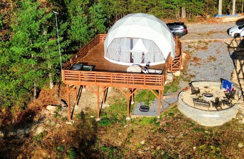 Hartford RV Rental | Forest Fairy dome in Smoky mountains - GlampiTiN