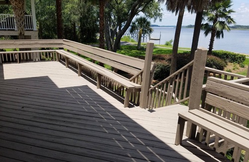 Brunswick House | GA Coastal Fishing, Boating, Retreat, Deepwater, Riverfront, 50 foot dock, FLETC