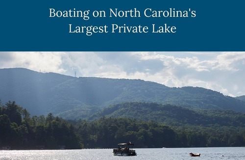 Lake Toxaway Cottage | Gorgeous views and easy access to Lake Toxaway, NC's Largest Private Lake.
