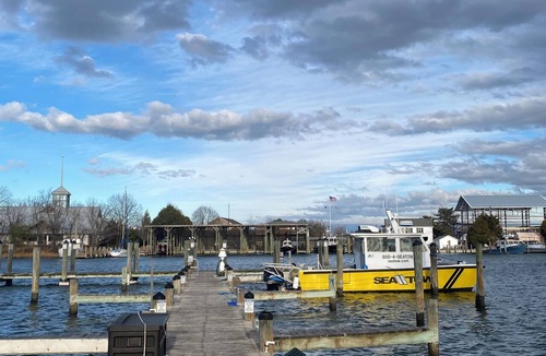 Solomons Villa | Harbor Light-Back Creek Villa Open Deck