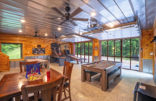 Sevierville Cabin | Heated Pool*Sauna*HotTub*Theater+Game Room*Private