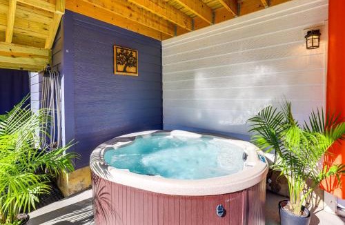 Asheville House | Hot Tub & Fire Pit: Chic Asheville Oasis