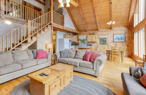 Waynesville Cabin | Incredible View, Hot Tub, Fire Pit, Grill & Foosball | Mountain Gem by AvantStay