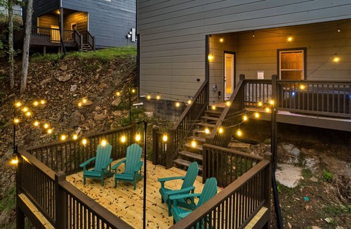 Sevierville Cabin | Indoor Heated Pool, Hot Tub, Stargazing Deck, Laser Tag, Arcades, Grill