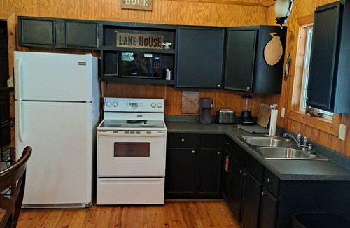 Wedowee House | Lake Life Cove - Quaint 3-bedroom 1-bath house with dock, private ramp, deck