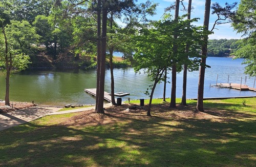 Wedowee House | Lake Life Cove - Quaint 3-bedroom 1-bath house with dock, private ramp, deck