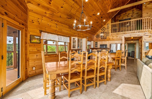 Sevierville Cabin | Lakefront Cabin with Stunning Mountain Views, Sleeps 6, on Douglas Lake