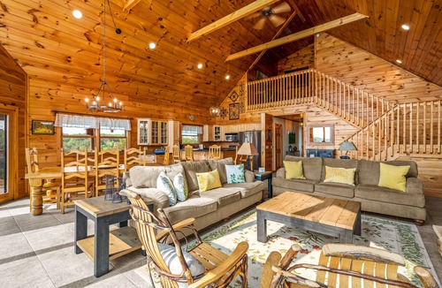 Sevierville Cabin | Lakefront Cabin with Stunning Mountain Views, Sleeps 6, on Douglas Lake
