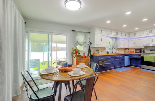 Macon House | Lakefront Getaway w/Dock & Views in Macon!