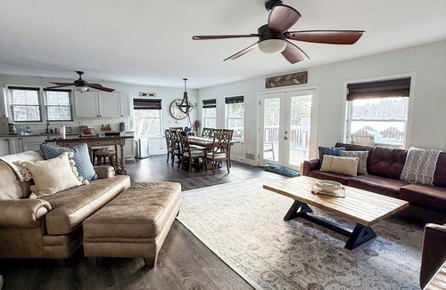 Fort Ann House | Lakefront Lookout- Hot tub- Fireplace- Dock- Bar/Game Room