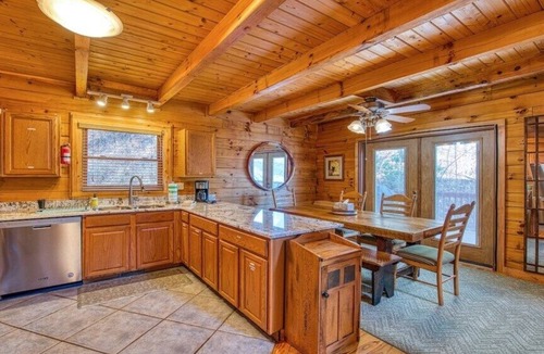 Sherwood Forest Cabin | Linda's Haven - 3BR, 3 BA, Views, HT, FP, Game Room