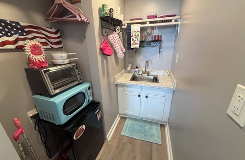 Fort George Island Apartment | Little Pink Cottage By the Sea ~ Tiny House on the River