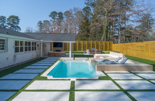Macon House | Luxe Resort Home | Pool, Hot Tub, Golf & Turf Oasis