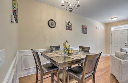 Macon House | Macon Townhome with Patio - 5 Mi to Downtown!