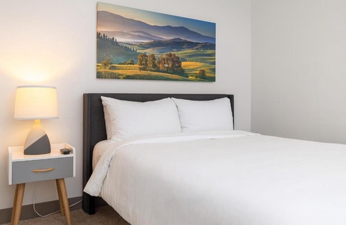 Five Points South Apartment | Modern 2BR Gem Rooftop Pool and Workspaces