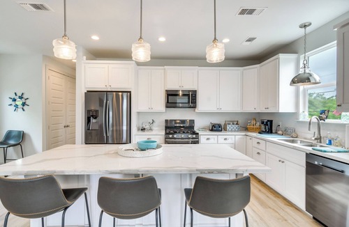 Waveland House | Modern Waveland Home w/Deck - Walk to the Beach!