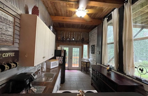 Bridgeport Cabin | Mountain top cabin with outdoor pavilion & Wi-Fi, perfect for an adult getaway.