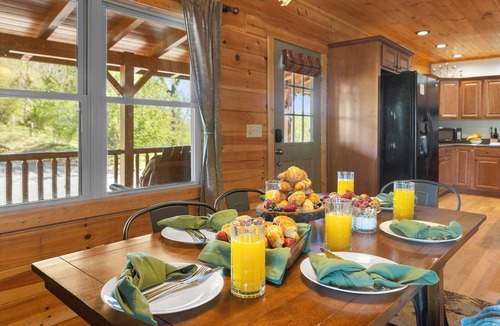 Waynesville Cabin | Mountaintop Cabin with Panoramic Views, Fire Pit