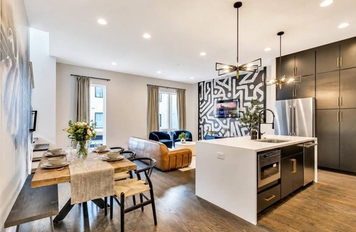 Katie Hill Neighborhood House | Nashville getaway: rooftop hot tub, game room & bunk beds, sleeps 12
