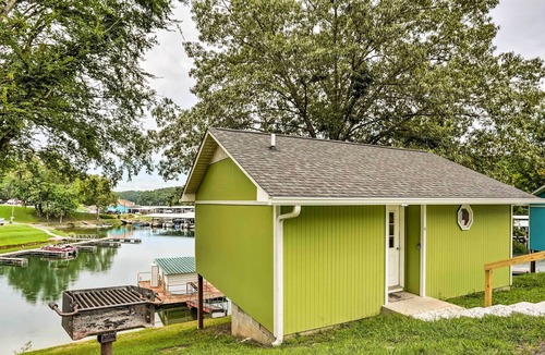 Winchester Cabin | NEW! Lakefront Escape w/ Deck & Boat Dock/Slip!