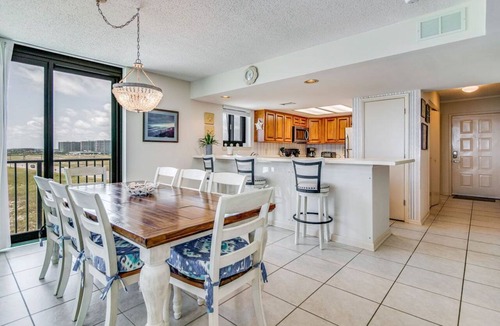 Orange Beach East Condo | Orange Beach Gulf-Front 3BR Corner Unit Sleeps 8 Ice Maker Pools Boats