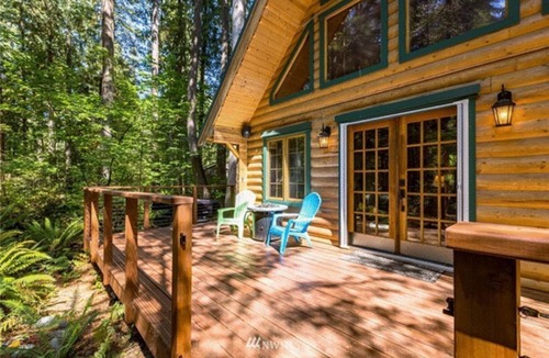 Glacier Cabin | Perfect chalet accommodations tucked into the most wonderful towering trees!