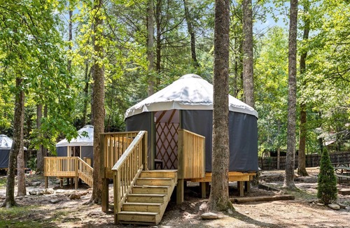 Rocky Grove RV Rental | Pet-Friendly Glamping Destination near Gatlinburg, Tennessee, Perfect Romantic Getaways