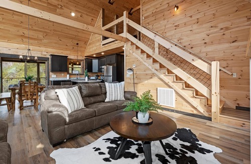Sevierville Cabin | Pet Friendly | Hot Tub & Game Zone Modern Cabin!