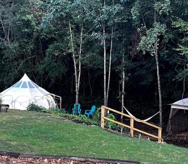 Rogersville Other | Picturesque Bell Tent with Fire Pit and Picnic Area in Alabama