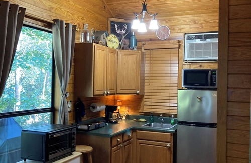Fort Gaines Cabin | Private Cabin on Water-Fish & Boat from YOUR DOCK-BEST Sunsets, no stairs! PetsY