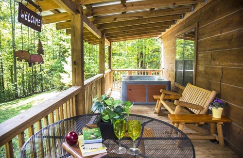 Hot Springs Cabin | Private Log Cabin for Couples & Their Pets