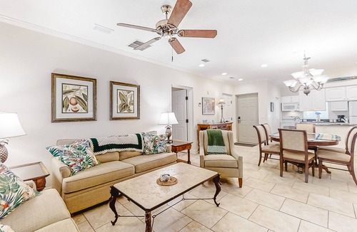 Fernandina Beach Condo | Private Tennis Villas Condo Featuring Free WiFi, Shared Pool, Private W/D, AC
