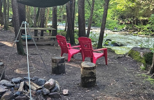 Crown Point RV Rental | Private Waterfall Oasis: Secluded Creekside Camping at Putnam Creek