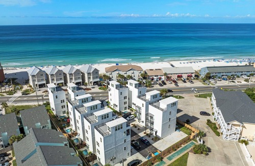 West Panama City Beach Villa | Relaxing 5BR Beachside Villa with Rooftop Beach View Lounge & Private Pool