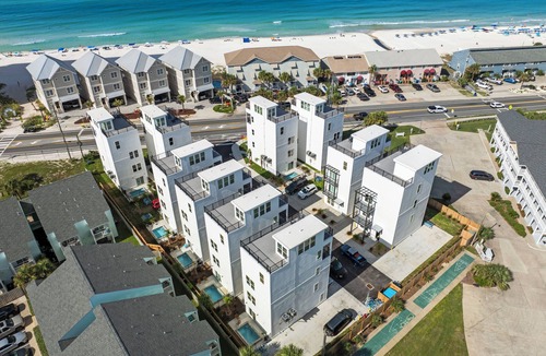 West Panama City Beach Villa | Relaxing 5BR Beachside Villa with Rooftop Beach View Lounge & Private Pool