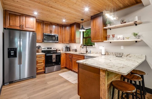 Canton House | Riverfront Blue Ridge Home, Firepit, Game Room, Sleeps 8, Pet Friendly, Sauna