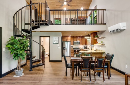 Canton House | Riverfront Blue Ridge Home, Firepit, Game Room, Sleeps 8, Pet Friendly, Sauna