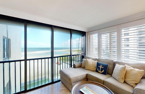 South Island Apartment | Sandarac 502B- Beachfront 3BR Condo with Pool & Views condo