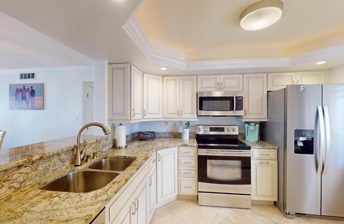South Island Apartment | Sandarac 502B- Beachfront 3BR Condo with Pool & Views condo