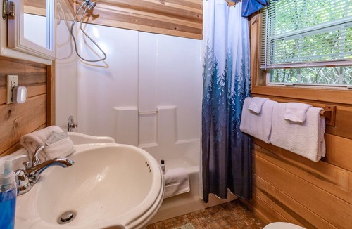 Lake Toxaway Cabin | Secluded Cabin w/Fire Pit and Pickleball