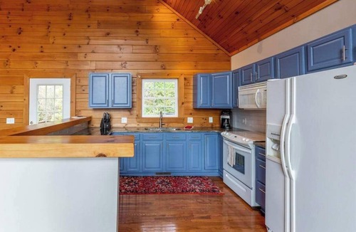 Waynesville House | Secluded home w/wooded surroundings, grill, scenic deck, firepit & mountain view