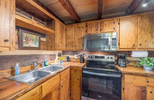 Hot Springs Cabin | Secluded Log Cabin Near Hot Springs-Pet Friendly