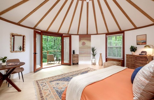 Balsam Grove RV Rental | Serene Yurt Retreat near Pisgah National Forest in North Carolina