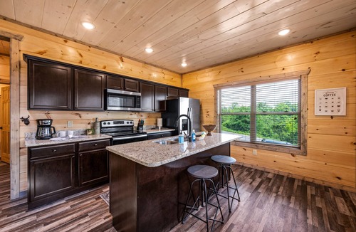 Sevierville Cabin | Serenity Oasis - Indoor Heated Pool - Hot Tub - FirePit- Games - Family Friendly
