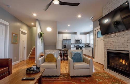 Woodfin Villa | Southbound | Pet Friendly Luxury Asheville Villa with Hot Tub & EV Charger
