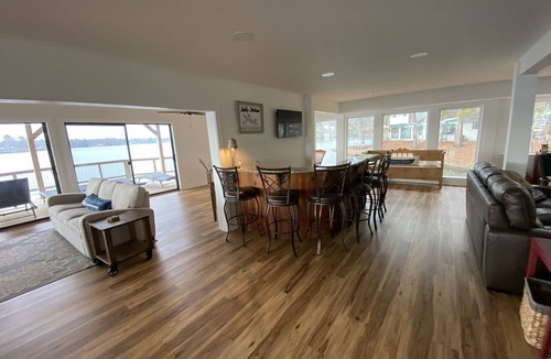 Titus House | Spacious Lake Retreat with Spectacular Water Views from Every Room in the House