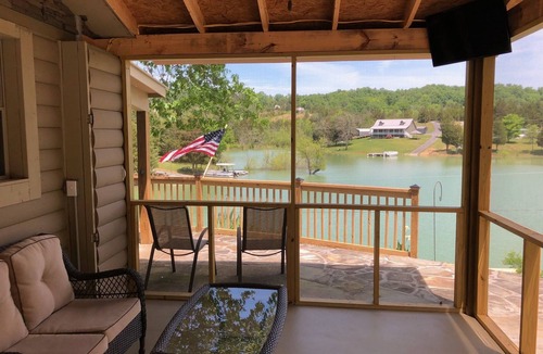 Sevierville Cabin | Special Rates Douglas Lake Front Cabin Retreat w/Boat Ramp and Private Dock