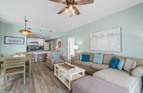 West Panama City Beach Condo | Splash 501W-B - Beachfront, Private Beach - Water Park, Pools, Free Activities